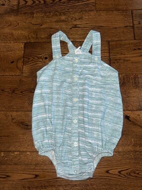 Kate Quinn Blue Bamboo Romper Size 2T